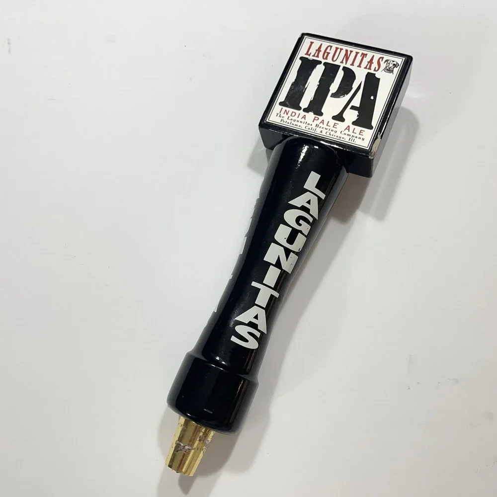 Lagunitas Brewing Company India Pale Ale Black Logo Beer Tap‎ Handle